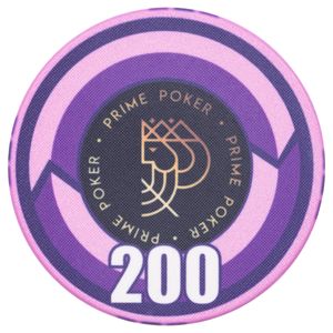 Fichas de Poker Cerâmica 43mm Valor 200