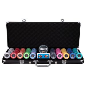 Maleta de Poker 500 fichas Cerâmica 43mm Prime Poker