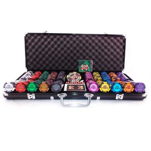 Maleta 500 Fichas de Poker Personalizadas 14gms New Millions