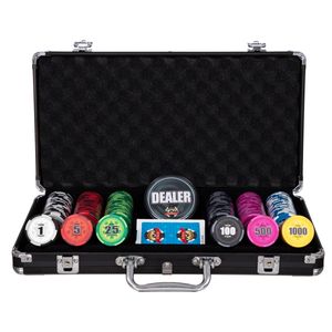Maleta de Poker 300 fichas 11,5gms Abs Mirage